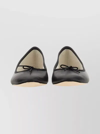 Repetto Ballerina Shoes Bow Detail In Black