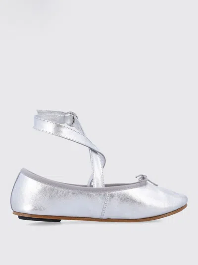 REPETTO BALLET FLATS REPETTO WOMAN COLOR SILVER,G88221061