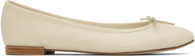 REPETTO BEIGE CENDRILLON BALLERINA FLATS