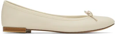 REPETTO BEIGE CENDRILLON BALLERINA FLATS
