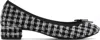 Repetto Black & Gray Camille Ballet Rubber-sole Heels