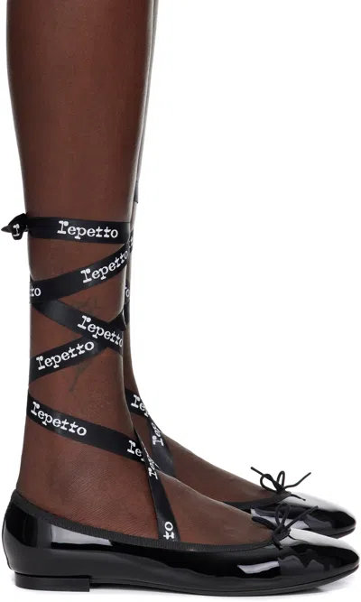 Repetto Black Cendrillon Ballerina Flats