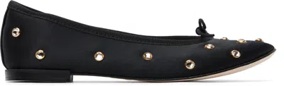 Repetto Black Cendrillon Ballerina Flats