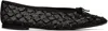 Repetto Black Lilouh Almond-toe Ballerina Flats In Noir