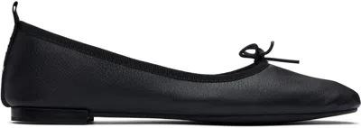 Repetto Black Garance Square-toe Ballerina Flats In 410 Noir