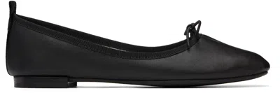Repetto Black Garance Square-toe Rubber-sole Ballerina Flats