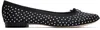 Repetto Black High Cendrillon Ballerina Flats In 410 Noir