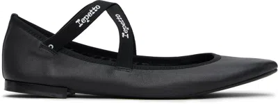 Repetto Black Joana Mary Jane Ballerina Flats