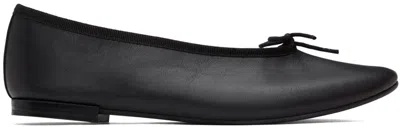 Repetto Black Lilouh Ballerina Flats In 410 Noir