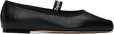 Repetto Black Lisbeth Ballerina Flats In 410 Noir