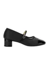 Repetto Block Heel Mary Jane Pumps In Black