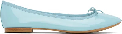 Repetto Blue Cendrillon Rubber-sole Ballerina Flats