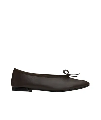 Repetto Bow Ballet Shoes In Black