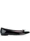 Repetto Brigitte Pointy Toe Ballet Flats In Black