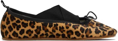 REPETTO BROWN GIANNA BALLERINA FLATS