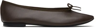 Repetto Brown Lilouh Almond-toe Ballerina Flats
