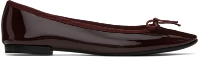 Repetto Burgundy Cendrillon Ballerina Flats In 1415 Deep Wine