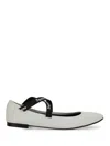 Repetto White Joana Mary Jane Ballerina Flats In Multi