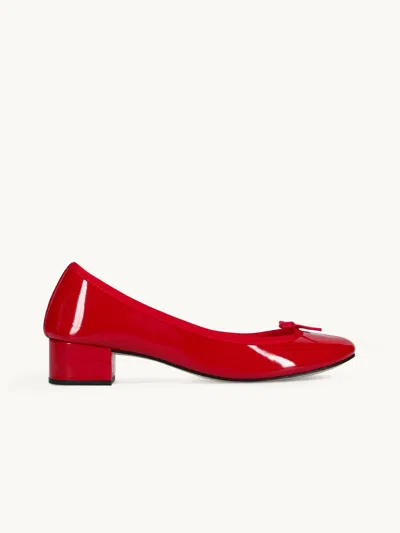 Repetto Camille Ballet Flats Flamme Fr40 In Red