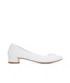 Repetto White Camille Heels In White