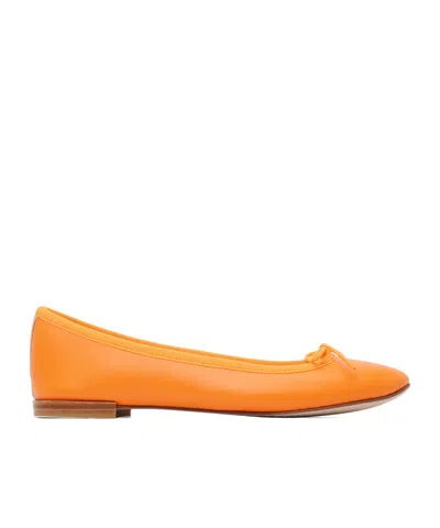 Repetto Orange Cendrillon Ballerina Flats