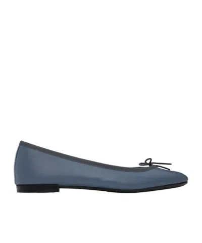 Repetto Navy Cendrillon Ballerina Flats In 296 Anthracite