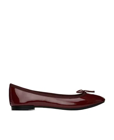 Repetto Cendrillon Logo Ballet Shoes In Brown