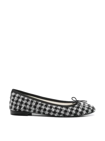Repetto Cendrillon Tweed Ballerina Ballet Flats
