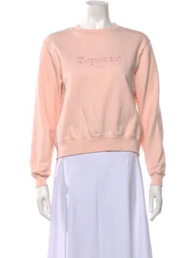 Pre-owned Repetto Crew Neck Long Sleeve Sweatshirt In Pink