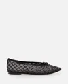 Repetto Black Lilouh Almond-toe Ballerina Flats In Black
