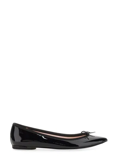 Repetto Brigitte Pointy Toe Ballet Flats In Black