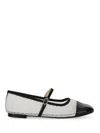Repetto Patent-toecap Ballet Flats In Black