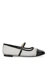 Repetto Patent-toecap Ballet Flats In Black