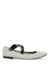 Repetto White Joana Mary Jane Ballerina Flats In White