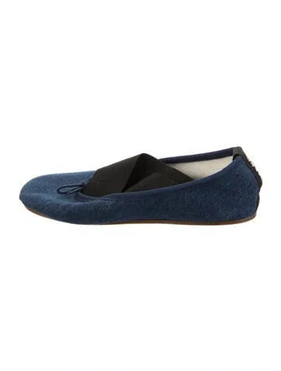 Pre-owned Repetto Denim Ballet Flats In Blue