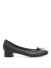 Repetto Round Head Ballet Shoes In Black