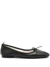 Repetto Cendrillon Ad Woman Ballet Flats Black Size 11 Soft Leather In Schwarz