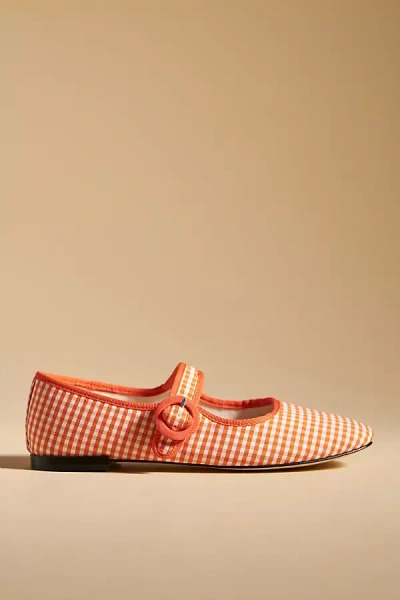 Repetto Georgia Mary Jane Flats In Orange