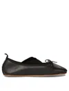 Repetto 'gianna' Black Ballet Flats With Elastic Bands