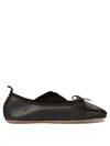 Repetto 'gianna' Black Ballet Flats With Elastic Bands In Black