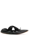 Repetto Gianna Leather Ballerina Shoes In Schwarz