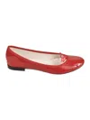 Repetto Glossy Ballerinas In Red