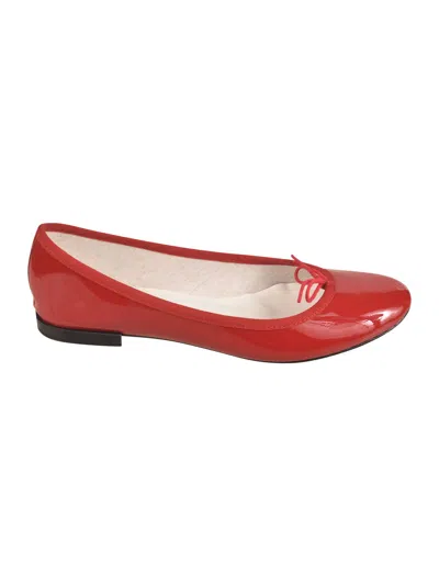 Repetto Glossy Ballerinas In Red