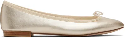 Repetto Gold Cendrillon Ballerina Flats