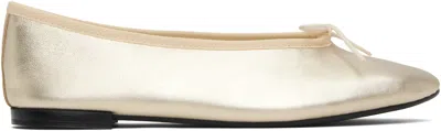 Repetto Gold Lilouh Ballerina Flats