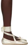 Repetto Gold Sophia Ballerina Flats
