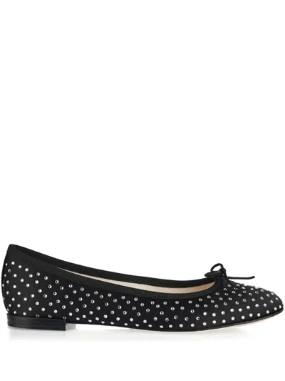 REPETTO HIGH CENDRILLON CRYSTAL-EMBELLISHED BALLET FLATS