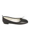 Repetto Cendrillon Ad Woman Ballet Flats Black Size 11 Soft Leather In Black