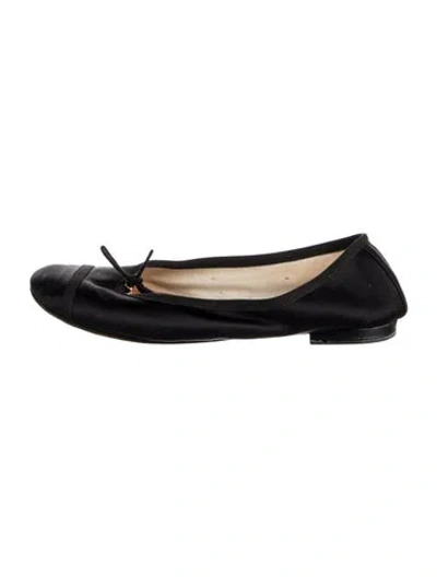 Pre-owned Repetto Leather Ballet Flats In Black