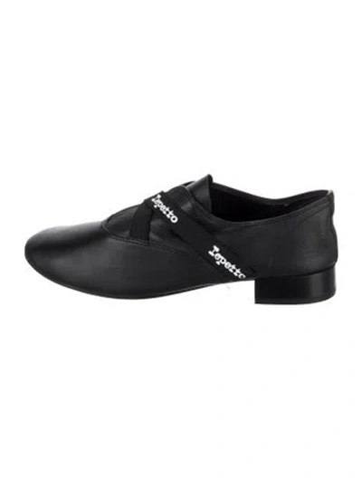 Pre-owned Repetto Leather Ballet Flats In Black